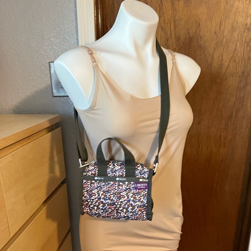 LeSportsac x Liberty of London Micro Barrel Bag Crossbody Essential Collection